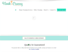Tablet Screenshot of nookandcrannymaid.com